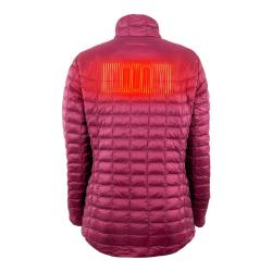 Back Jacket women Burgundy zone dos - LG