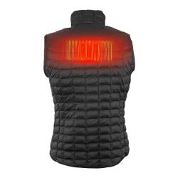 Back Vest women black zone dos - MD