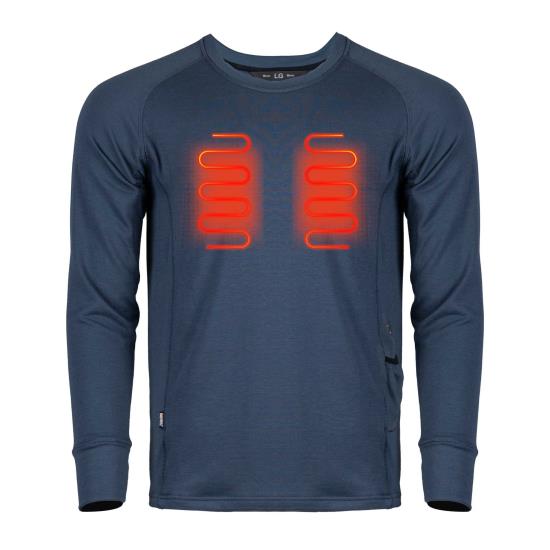 Mens-Baselayer-Shirt front-Baselite-Arctic-Blue-3xl