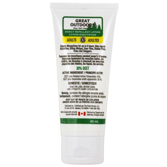 GO Insect Repellent Lotion - 80 mL 30% DEET (856428008094)_front